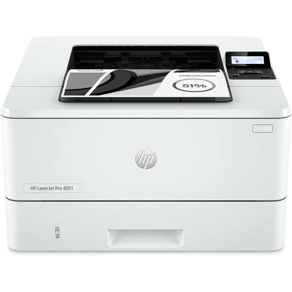 Restored HP LaserJet Pro 4001n Desktop Monochrome Laser Printer 2Z599F (Refurbished)