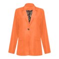 thumbnail image 5 of Lolmot Womens Casual Blazers Open Front Long Sleeve Lapel Button Slim Work Office Blazer Jacket, 5 of 5