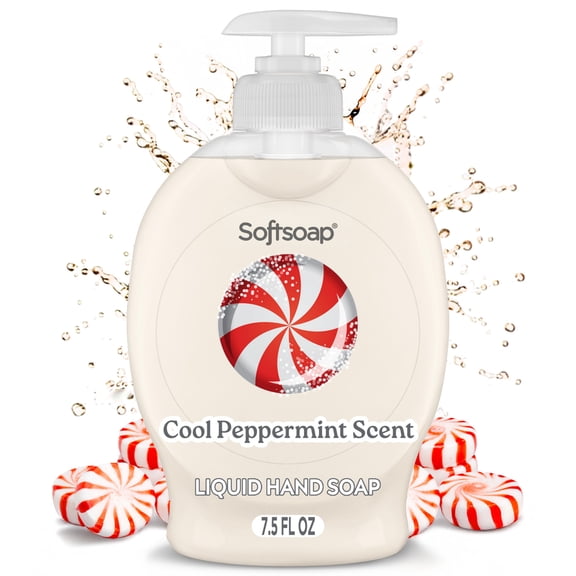 Softsoap Limited Edition Liquid Hand Soap, Cool Peppermint Scent, 7.5 fl oz