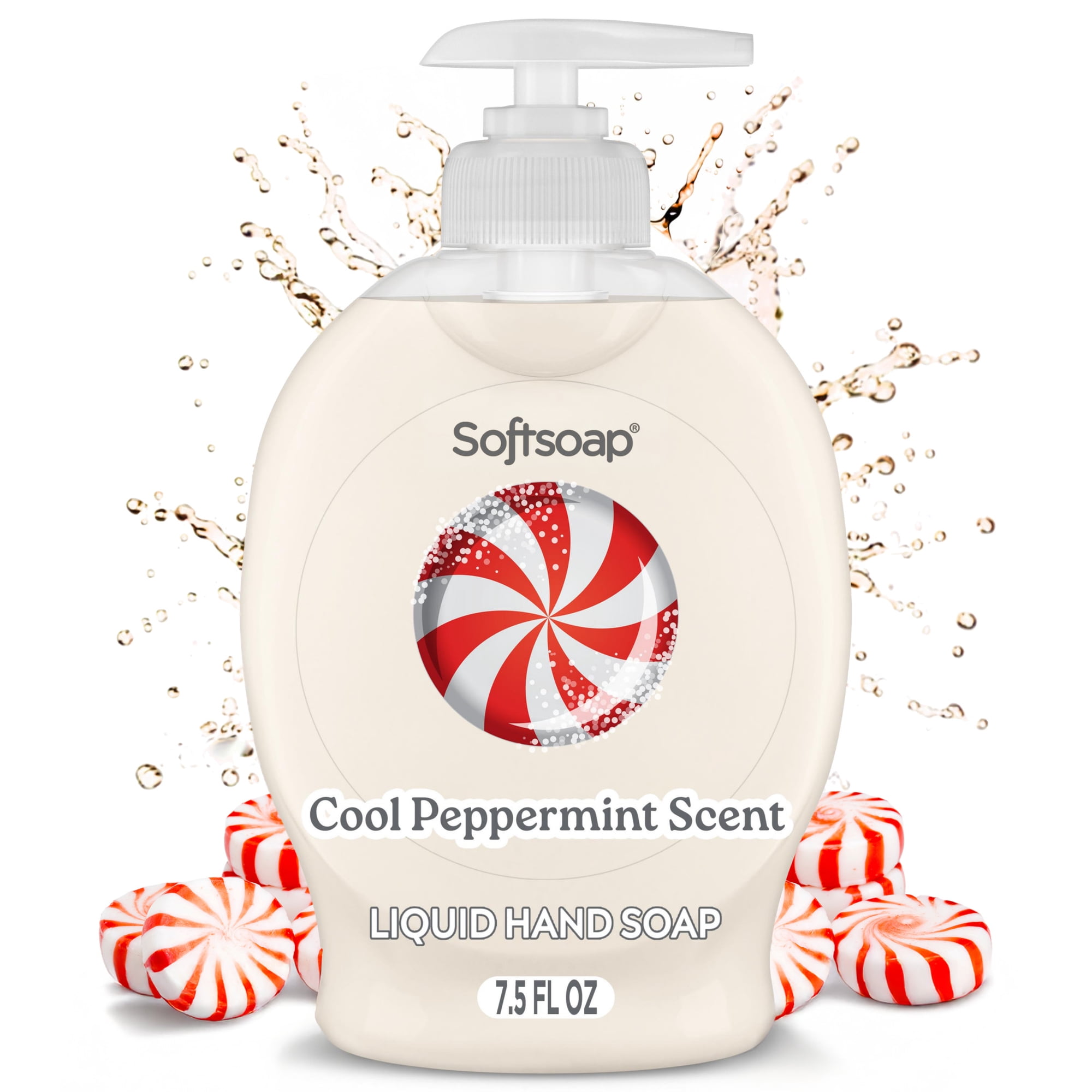 Softsoap Limited Edition Liquid Hand Soap, Cool Peppermint Scent, 7.5 fl oz