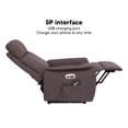 thumbnail image 4 of Lift Chair Hand Controller, 5 Pin 2 Buttons Recliner Control Switch USB Charging Port 12-29V  for Living Room, 4 of 7