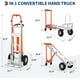 thumbnail image 3 of Carretilla Convertible 3 en 1, Carro Plegable con Capacidad de 770 lbs, Correas Elásticas y Estructura de Aluminio, 3 of 8