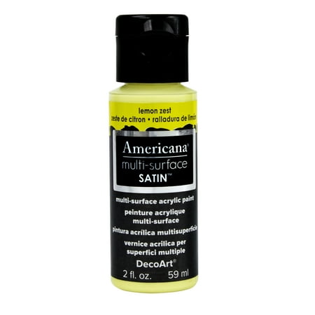 UPC: 0766218065292 | DecoArt Americana Multi-Surface Acrylic Color 2 oz. Lemon Zest