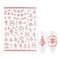 thumbnail image 1 of Christmas Nail Sticker DIY Fashion Snowflake Nail Decal Adhesive Nail Decal, 1 of 10