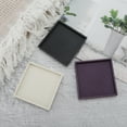 thumbnail image 6 of Unique Bargains 1 Pc Waterproof Soap Holder Square Beige Soap Holder for Bathroom 3.62"x3.62"x0.43", 6 of 6