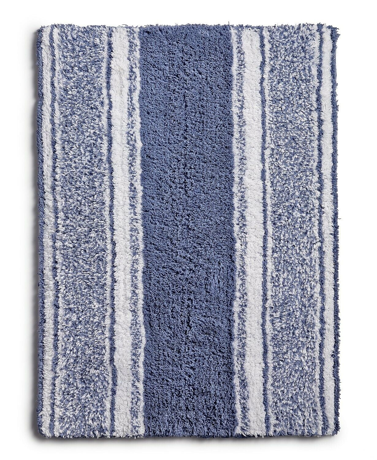 Martha Stewart Collection Cotton Reversible 17 x 24 Stripe Bath Rug