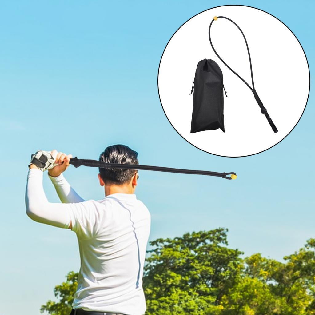 DimyFew Golf Swing Training Rope Comfortable Grip Golf Swing Practice Rope Improve Swing Black