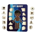 thumbnail image 4 of Rompecabezas de madera para pequeños Hugo Rompecabezas corporal estilo B Aprender las partes del cuerpo humano, 4 of 10