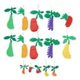thumbnail image 4 of Raindrops 15Pcs Honeycomb Hanging Fruit Assorted Color PET Decorative Artificial Fruit for Festival Party Supply, 4 of 8