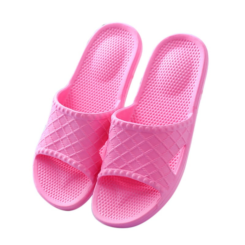Home Slippers Indoor Shower Bath Non-Slip Sandals Shoes for Women Men - Walmart.com