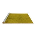thumbnail image 2 of Ahgly Company Machine Washable Indoor Rectangle Oriental Yellow Traditional Area Rugs, 7' x 9', 2 of 4
