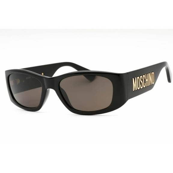 Moschino MOS145/S 0807 IR Women's Black Plastic Frame Sunglasses