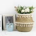 thumbnail image 2 of geerera Seagrass Plant Basket with Tassel and Handles, Wicker Woven Storage Basket for Storage, Decoration, Laundry, Picnic,Groceries and Toy Storage, 2 of 7
