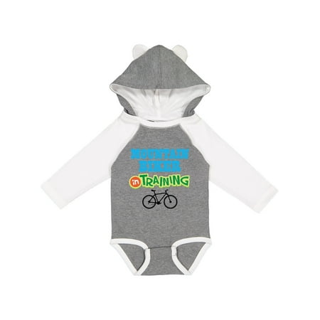 

Inktastic Mountain Biker in Training Gift Baby Boy or Baby Girl Long Sleeve Bodysuit