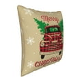thumbnail image 2 of Kll Christmas Vintage Red Truck Decorative Throw Pillow Covers Velvet Soft For Couch Sofa Bedroom Living Room Outdoor -18"X18", 2 of 8