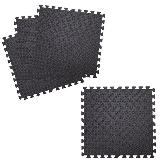 Tapete De Ejercicio Antiderrapante Bywell Eva Floor Mat 4 Pz