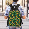 thumbnail image 2 of Gaeub Pineapples with Palm Leaves Print Unisex Backpacks, College Bookbag,Daypack with Padded 15" Laptop Sleeve,for School, Work, and Travel, 2 of 2