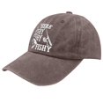 thumbnail image 2 of Hats for Women Unisex My Fish Theme Adjustable Visor Baseball Cap Outdoor Sport Coffee One Size, 2 of 5