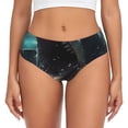 thumbnail image 1 of Fotbe Wave Ocean Animal Shark Calzones Estampados para Mujer – Ropa Interior de Algodón, Cómoda, Suave y Elástica-X-Large, 1 of 6