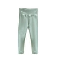 thumbnail image 2 of CSCHome Baby Girls Winter Warm Leggings Fleece Toddler Lightweight Solid Color Pants Fall Kids Clothes 2-13 Years, 2 of 7