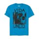 thumbnail image 1 of Ecko Unltd. Camiseta gráfica de vinilo con calavera de Neon Vida para hombre, azul, extra pequeña, 1 of 1