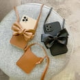 thumbnail image 3 of For  13 Case Bow Knot Candy Color Neck Lanyard Shoulder Strap Soft TPU Cover for  13, 3 of 5