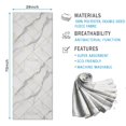 thumbnail image 2 of White Marble Gold Line Pattern Hot Yoga Mat Towel Non Slip for Hot Yoga - Quick-Drying Yoga Mat Cover with 4 Corner Pockets with Travel Bag - Hot Yoga Towel Non Slip 70"x26", 2 of 6