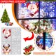 thumbnail image 1 of Etiqueta engomada de la ventana de Papá Noel del muñeco de nieve de la historieta Etiqueta engomada de la decoración del hogar del regalo de Navidad Wmkox8yii gf11653, 1 of 9