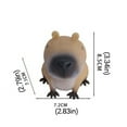 thumbnail image 4 of Lolynie Capybara Stress Relief Toys Stress Balls For Adult Mini Capybara Squeeze Fun Fidget Toys Animal Balls Cute For Birthday Party Office Christmas Stocking Stuffer Gift Adhd Autism Anxiety, 4 of 9