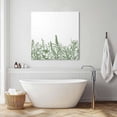 thumbnail image 3 of Green Plants Wall Art Painting on Canvas, Lavender Floral Spring Wildflower White Canvas Art Home Prints Wall Art Framed Modern Artwork for Living Room Bedroom Wall Decor 16x16in, 3 of 6