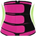 thumbnail image 2 of Abdominal Binder Postpartum Post-operative Post-surgery Wrap Abdomen Three Support Belt Black, 2 of 3