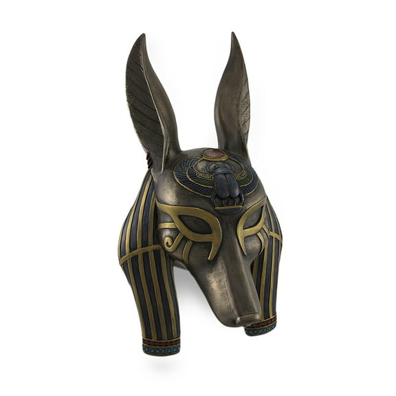 Veronese Design Mask of Anubis the Jackal God Sculptured Wall Hanging