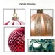 thumbnail image 3 of Inteprter Decoración festiva del árbol de Navidad, conjunto de adornos colgantes y patrones moteados. Bolas de árbol de Navidad Kits de decoración para fiestas estilo naranja, 3 of 6