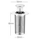 thumbnail image 4 of Basin Pop-up Drain Filter Bathroom Shower Sink Filter Plug Wash Basin Hair Sink Strainer Kitchen Bathtub Stopper, 4 of 4