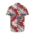 thumbnail image 6 of Afuyipoi Mens Hawaiian Shirt, Short Sleeve Button Down Shirts Tropical Floral Summer Beach Shirts Multicolor Size 2XL, 6 of 6