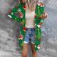 thumbnail image 2 of Blusa superior tipo cárdigan de manga larga con botones informales a la moda con estampado navideño para mujer Fridja  fksj905, 2 of 5