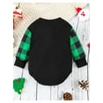 thumbnail image 3 of Bagilaanoe Newborn Baby Girl Boy Christmas Rompers  Letter Plaid Deer Print Long Sleeve Bodysuits 3M 6M 9M 12M 18M Infant Casual One Piece Short Jumpsuit, 3 of 8