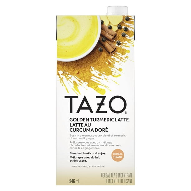 Tazo Golden Turmeric Concentrate Herbal Tea, 946 ml Herbal Tea