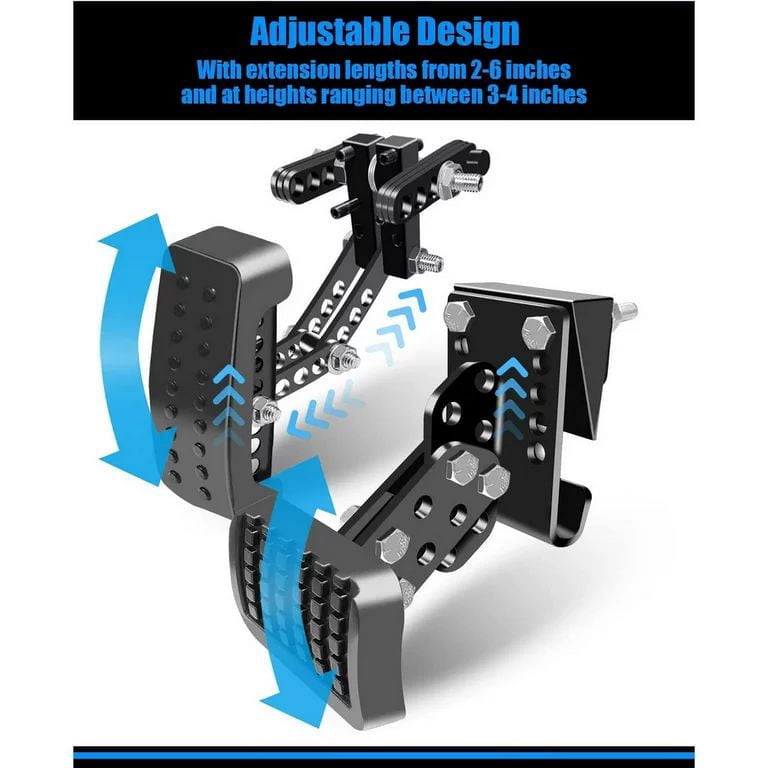 Gas Brake Pedal Extensions Gas & Brake Pedal Extenders – Adjustable ...