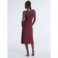 thumbnail image 2 of Scoop Women's Sleeveless Contour Midi Dress, Sizes XS-XXL, 2 of 4