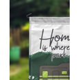 thumbnail image 2 of Printtoo White Home Is Where We Park It Class C Motorhome Camping Flags For Campers Personalized Double SidedFlag Outdoor Decor Sign CampsiteFlag, 2 of 4