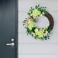 thumbnail image 2 of Front Door Wreath Decorative Artificial Flower for Window Hanging Decor, 2 of 9