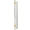 thumbnail image 4 of Red Lantern 4 ft. Short Woven Fiber Outdoor All Weather Folding Screen - 4 Panel - White, 4 of 6