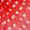 thumbnail image 5 of IWRICH Women's Polka Dot Tulle Tutu Skirt Layered Ballet Tutu Skirts Tutu Skirt Red One Size, 5 of 6