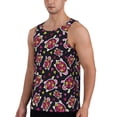 thumbnail image 2 of Logiee Ladybug Print Men's Workout Tank Top,Quick Dry Workout Tank Top,Gym Muscle Tee,Fitness Bodybuilding Sleeveless T Shirt-X-Large, 2 of 7