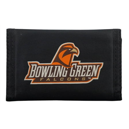 Bowling Green NCAA Falcons Nylon Trifold Wallet (Tri-Fold Wallet)