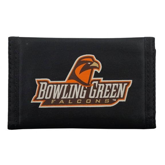 Bowling Green NCAA Falcons Nylon Trifold Wallet (Tri-Fold Wallet)