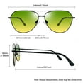 thumbnail image 5 of KANASTAL Sunglasses for Men Women Aviation Classic Green Lens UV Protection Golf Fishing Day and Night Driving Sun Glasses, 5 of 7