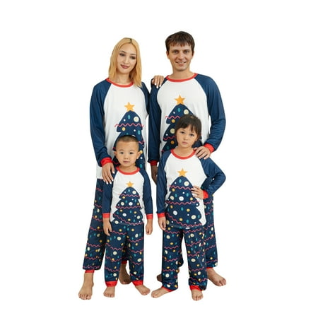 

Christmas Family Pajamas Holiday Christma Pajama Family Matching Pjs Set Cute Sleepwear Deer Xmas Jammies for Couples Youth