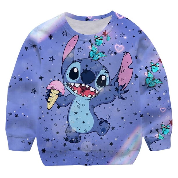 Sudaderas de manga larga con cuello redondo para niños y niñas de 1 a 14 años, ropa de Hip Hop, sudaderas con capucha estampadas, jerséis de otoño e invierno de 12M Gao Jinjia LED